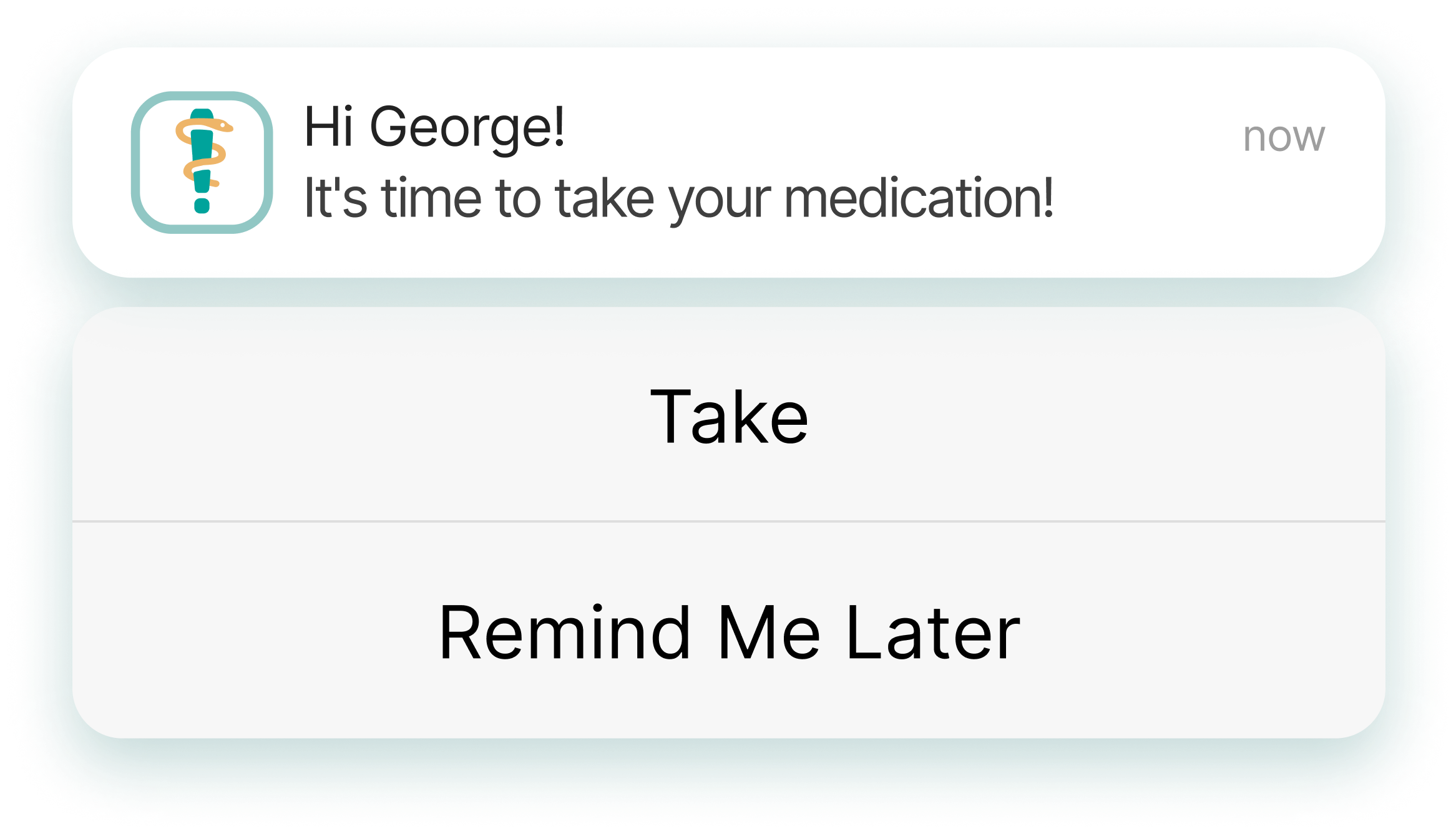 Notification screen